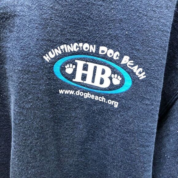 Ultimate Cotton Hanes Size Medium Huntington Dog Beach Surf City California USA - Picture 7 of 8